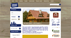 Desktop Screenshot of drevostavby-zsdsr.sk